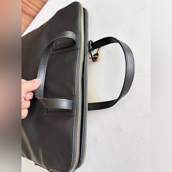 NWOT. Fossil Bridgitte Leather Laptop Bag - Picture 13 of 13